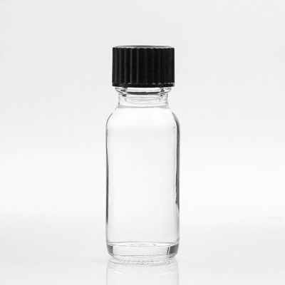 मालिश तेल के लिए प्लास्टिक पीपी 15 मिलीलीटर बोस्टन ग्लास की बोतलें साफ़ करें: