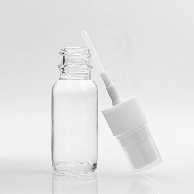 मालिश तेल के लिए प्लास्टिक पीपी 15 मिलीलीटर बोस्टन ग्लास की बोतलें साफ़ करें: