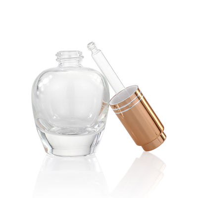 गर्म बिक्री अनुकूलित कॉस्मेटिक सीरम 30 मिलीलीटर ड्रॉपर बोतल ग्लास पाले सेओढ़ लिया कांच की बोतल खुद की डिजाइन सीरम की बोतलें