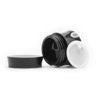 Slim Waist Double Wall Plastic Packaging Jars For Cream  Logo Accept 10g 15g 30g 50g