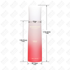 Customized Whitening Essence Lotion Glass Bottles  120ml Gradient Red