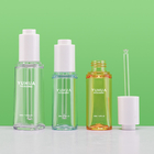 30ml 50ml Custom PETG Plastic Serum Bottle With Dropper Cap