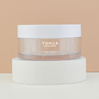 Custom 45g Skin Care Glass Jar Makeup Face Cream Lotion Jar With Flat Cap MSDS
