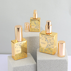 15ml 50ml 120ml Glossy Golden Serum Glass Bottle Spray Perfume Oil Pakcaging