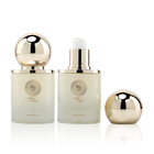 OEM Luxury Cosmetic Packaging Set With Round Ball Cap 150ml