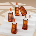 Classic Trapezoid 30ml Oil Serum Dropper Bottles For Skincare Packaging