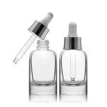OEM ODM हेयर ऑयल सीरम बोतल ग्लास ड्रॉपर के साथ 30ml 1 औंस कॉस्मेटिक पैकेजिंग कंटेनर