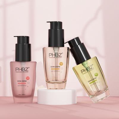 फाउंडेशन बोतलें थोक ग्लास लोशन बोतल शरीर लोशन के लिए बाल तेल सीरम तेल