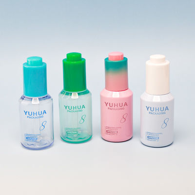 ग्राहक आवश्यकताओं के अनुसार लोगो के साथ गोल तेल सीरम बोतल