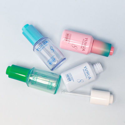 ग्राहक आवश्यकताओं के अनुसार लोगो के साथ गोल तेल सीरम बोतल