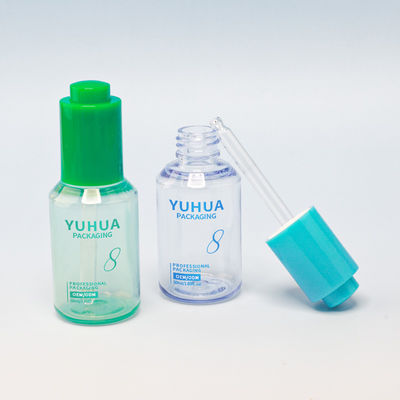 ग्राहक आवश्यकताओं के अनुसार लोगो के साथ गोल तेल सीरम बोतल