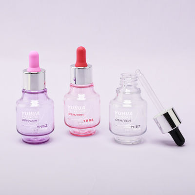 50ml क्षमता सीरम ड्रॉपर बोतलें अनुकूलित सिल्क स्क्रीन/हॉट स्टैम्पिंग/लेबलिंग प्रिंटिंग के साथ, समय 15-20 दिन