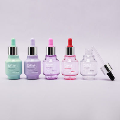 50ml क्षमता सीरम ड्रॉपर बोतलें अनुकूलित सिल्क स्क्रीन/हॉट स्टैम्पिंग/लेबलिंग प्रिंटिंग के साथ, समय 15-20 दिन