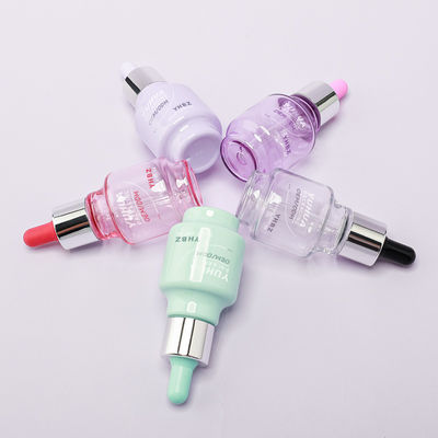 ग्राहक आवश्यकताओं के अनुसार लोगो के साथ 50 मिलीलीटर तेल सीरम की बोतल