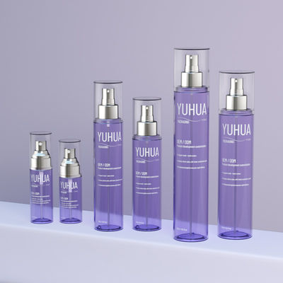 40ml-300ml Capacity Plastic Spray Bottle Clear Round