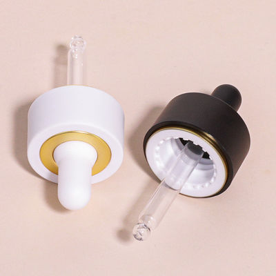 ग्राहक आवश्यकताओं के अनुसार अनुकूलित लोगो के साथ गोल ग्लास ड्रॉपर बोतल