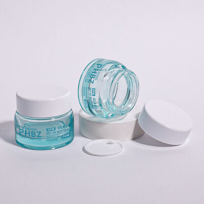 ओडीएम ओईएम स्वीकृत गोल लक्जरी सौंदर्य प्रसाधन पैकेजिंग बोतल उच्च अंत क्रीम सीरम और अन्य सौंदर्य आवश्यक के लिए उपयुक्त