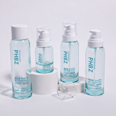 ओडीएम ओईएम स्वीकृत गोल लक्जरी सौंदर्य प्रसाधन पैकेजिंग बोतल उच्च अंत क्रीम सीरम और अन्य सौंदर्य आवश्यक के लिए उपयुक्त