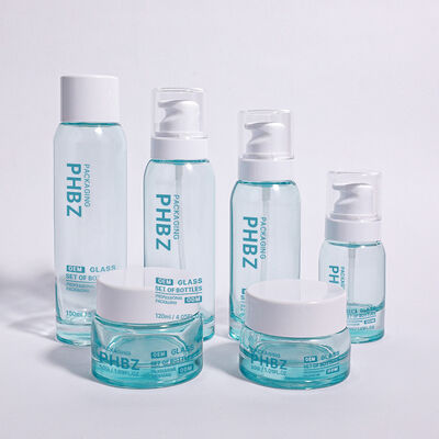 ओडीएम ओईएम स्वीकृत गोल लक्जरी सौंदर्य प्रसाधन पैकेजिंग बोतल उच्च अंत क्रीम सीरम और अन्य सौंदर्य आवश्यक के लिए उपयुक्त