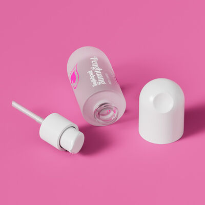 पंप कैप लिक्विड फाउंडेशन बोतलें 30ml अनुकूलित लोगो पेशेवर कॉस्मेटिक पैकेजिंग लिक्विड मेकअप उत्पादों के लिए