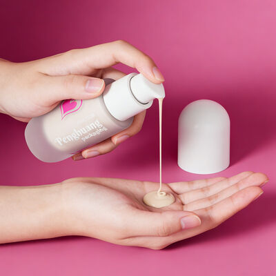 पंप कैप लिक्विड फाउंडेशन बोतलें 30ml अनुकूलित लोगो पेशेवर कॉस्मेटिक पैकेजिंग लिक्विड मेकअप उत्पादों के लिए