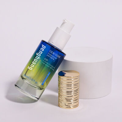 कोटेड कॉस्मेटिक पैकेजिंग सेट कस्टम गोल पैकेजिंग समाधान जो कॉस्मेटिक के लिए सुरुचिपूर्ण प्रस्तुति और सुरक्षा प्रदान करते हैं