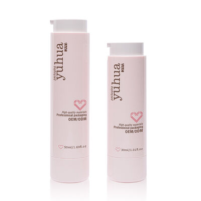 गर्म मुद्रांकन लक्जरी सौंदर्य प्रसाधनों की पैकेजिंग बोतल सौंदर्य प्रसाधनों और त्वचा देखभाल उत्पादों की प्रस्तुति के लिए डिज़ाइन किए गए कस्टम पैकेजिंग