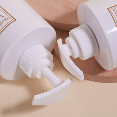 Lotion Plastic Packaging Bottles Round Type Customized Logo Containers for Personal Care Beauty and Health Product Packaging