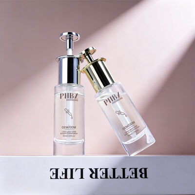Silk Screen Printing Round Oil Serum Bottle Durable Leak Proof Packaging Container for Essential Oils and Cosmetics