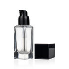 Pump Sprayer Glass Liquid Foundation Bottles Recyclable Cosmetic Packaging