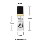 Square Shape Lotion Glass Bottle Foundation Cream Packaging 30ml