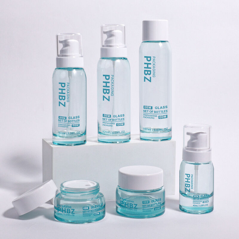 ओडीएम ओईएम स्वीकृत गोल लक्जरी सौंदर्य प्रसाधन पैकेजिंग बोतल उच्च अंत क्रीम सीरम और अन्य सौंदर्य आवश्यक के लिए उपयुक्त