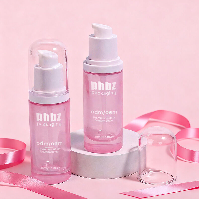 पंप एक्सेसरी वाले ग्लास लोशन ग्लास बोतलें, मजबूत ग्लास बोतल सामग्री त्वचा देखभाल और सौंदर्य लोशन के लिए डिज़ाइन की गई