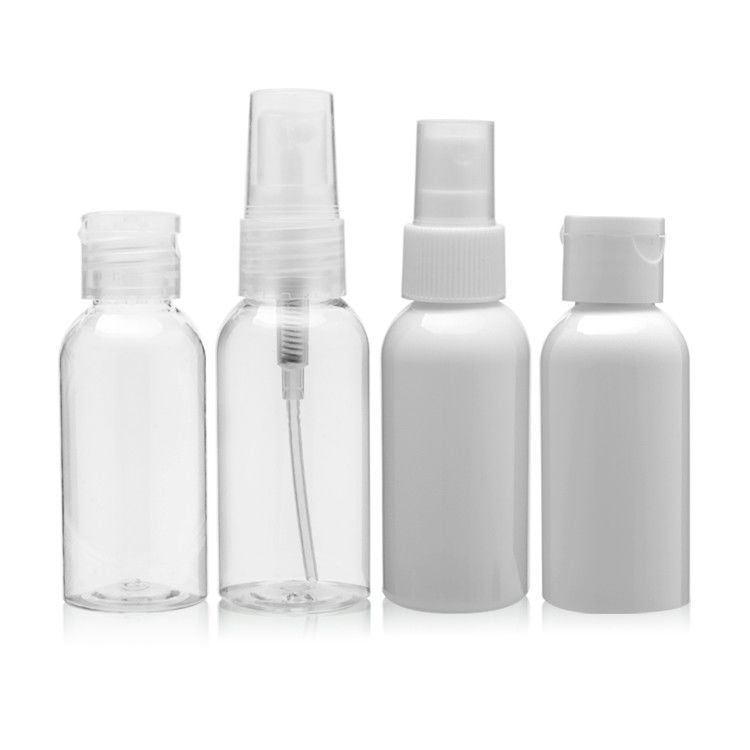 Transparent 50ml Plastic Packaging Bottles Dip Pump with thin nozzle