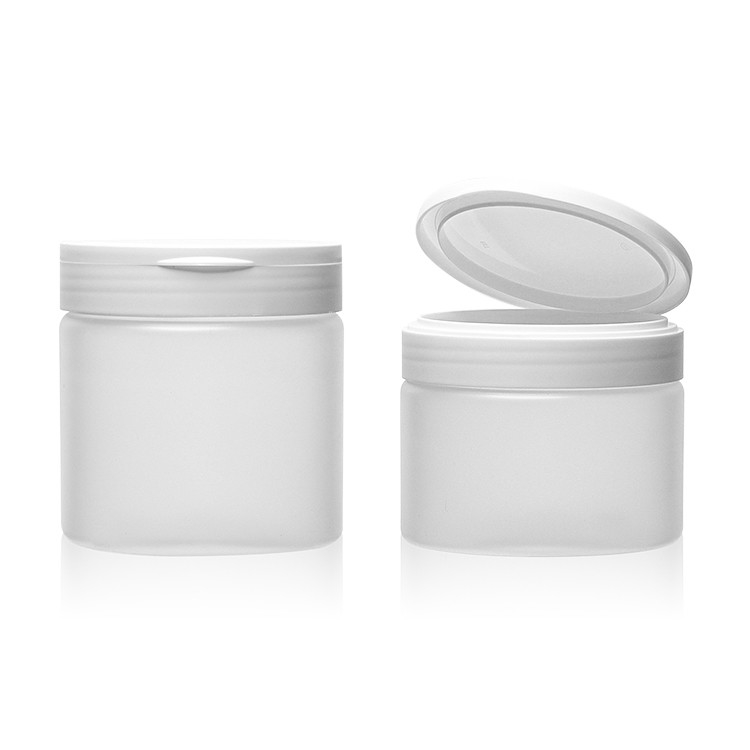 Recycled PET Plastic Packaging Jars 480g Cosmetic Skincare Packaging