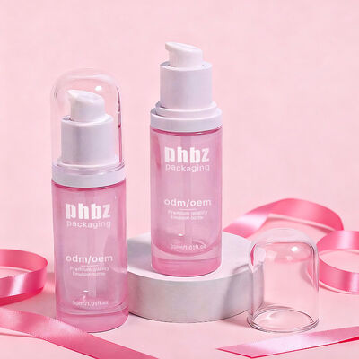 पंप एक्सेसरी वाले ग्लास लोशन ग्लास बोतलें, मजबूत ग्लास बोतल सामग्री त्वचा देखभाल और सौंदर्य लोशन के लिए डिज़ाइन की गई
