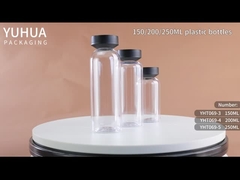 स्क्रू कैप पालतू त्वचा देखभाल बोतल