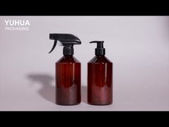 होम क्लीनर के लिए 500 मिलीलीटर प्लास्टिक ट्रिगर स्प्रे बोतल