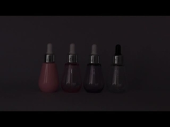 50ml क्षमता सीरम ड्रॉपर बोतलें सिल्क स्क्रीन प्रिंटिंग और हॉट स्टैम्पिंग